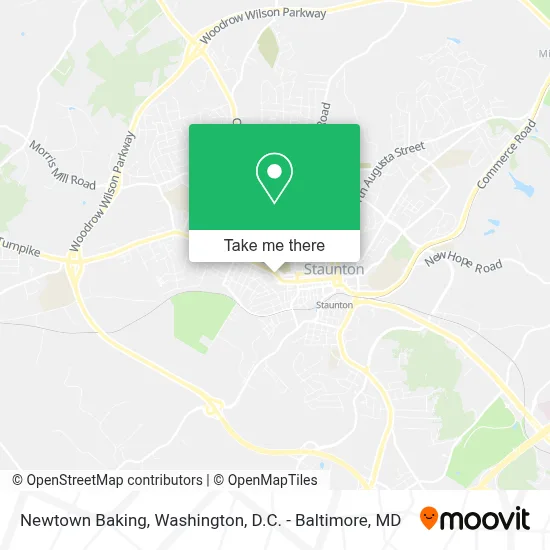Newtown Baking map