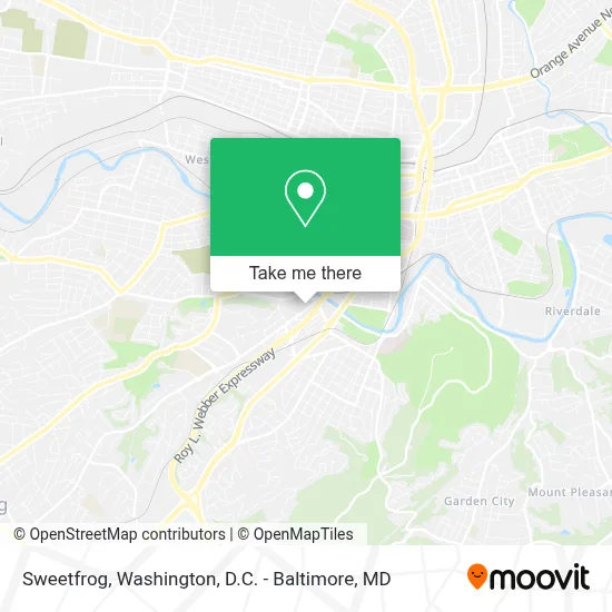 Sweetfrog map