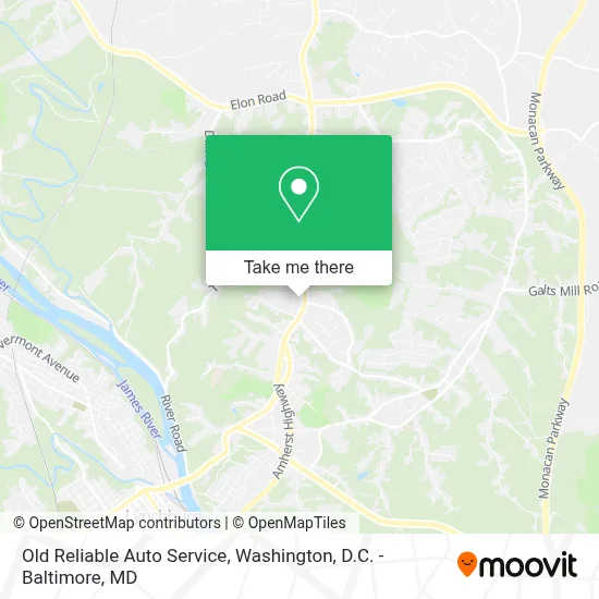 Old Reliable Auto Service map