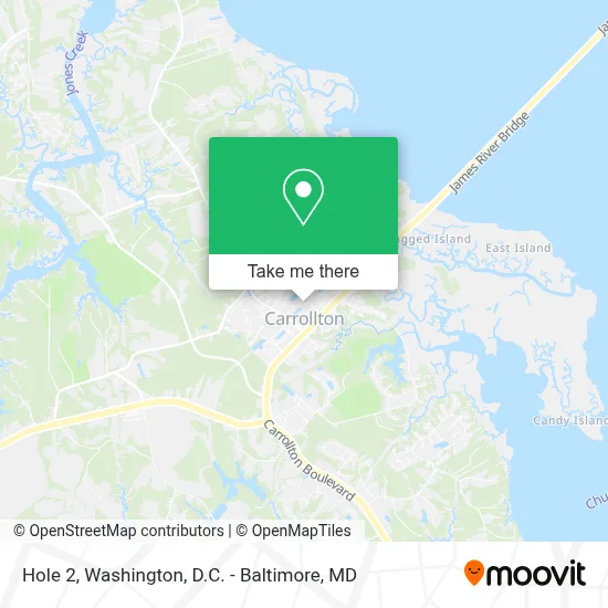 Hole 2 map