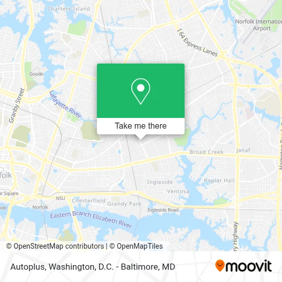 Autoplus map