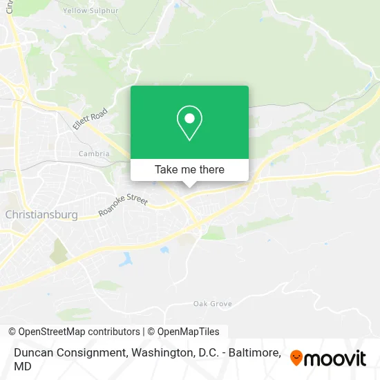 Duncan Consignment map