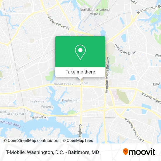T-Mobile map