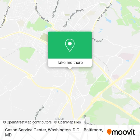 Cason Service Center map