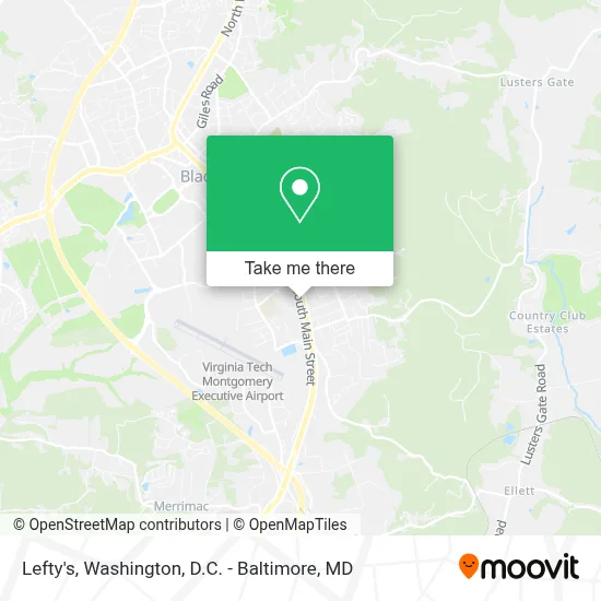 Lefty's map