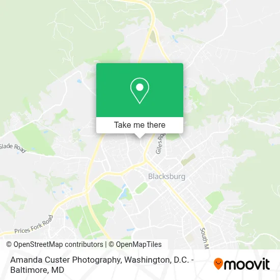 Amanda Custer Photography map
