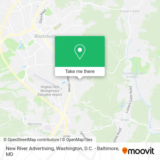 New River Advertising map