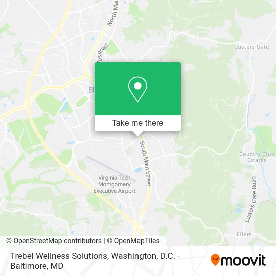 Trebel Wellness Solutions map