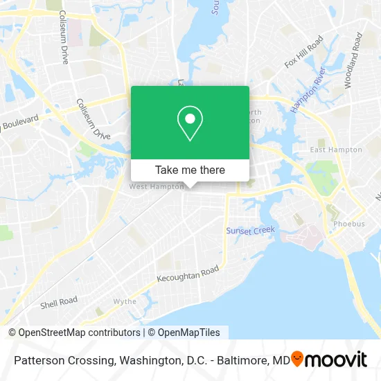 Patterson Crossing map