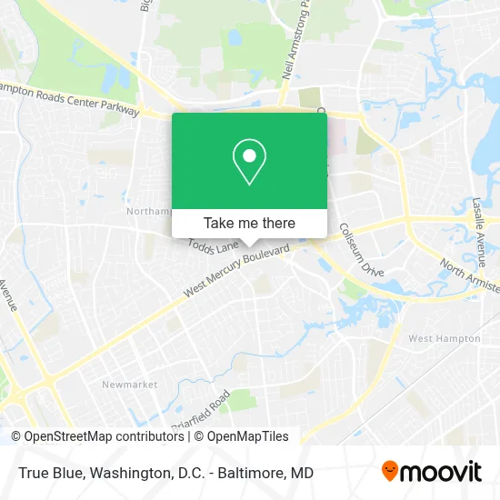 True Blue map