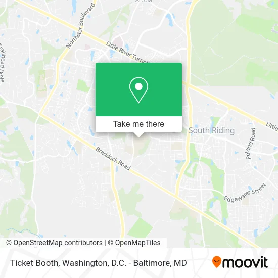 Ticket Booth map