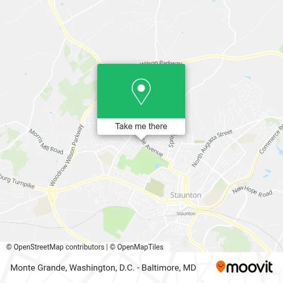Monte Grande map