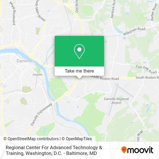 Regional Center For Advanced Technology & Training map