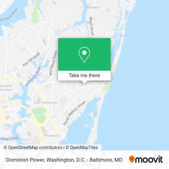 Dominion Power map