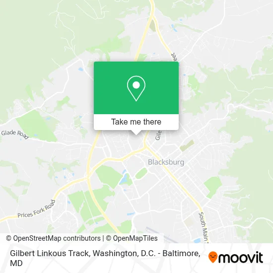 Gilbert Linkous Track map
