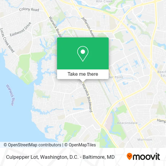 Culpepper Lot map