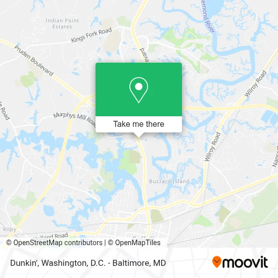 Dunkin' map