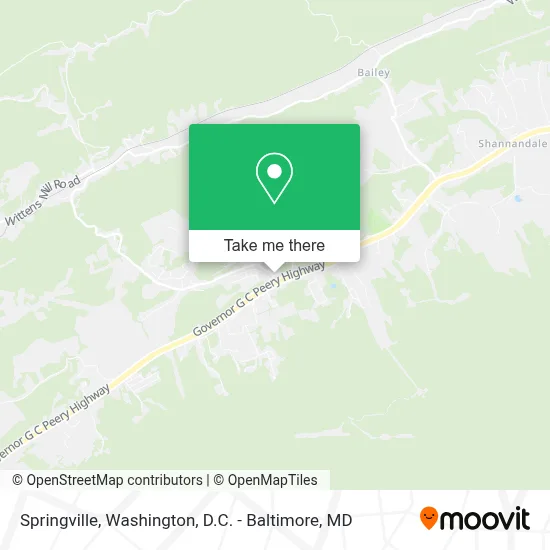 Springville map