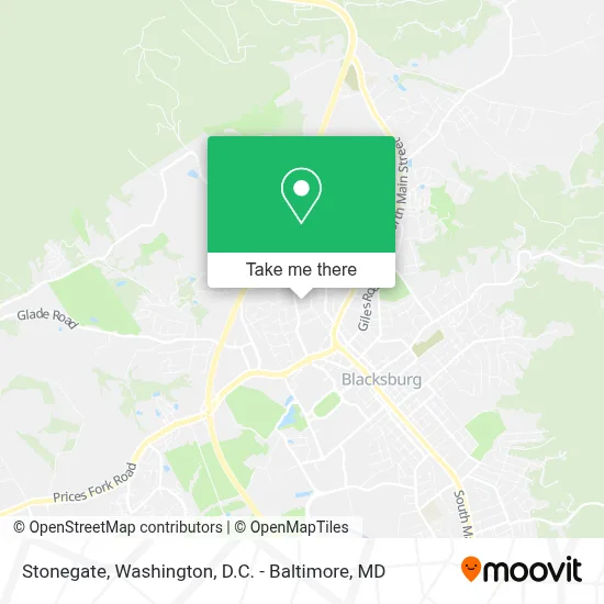 Stonegate map