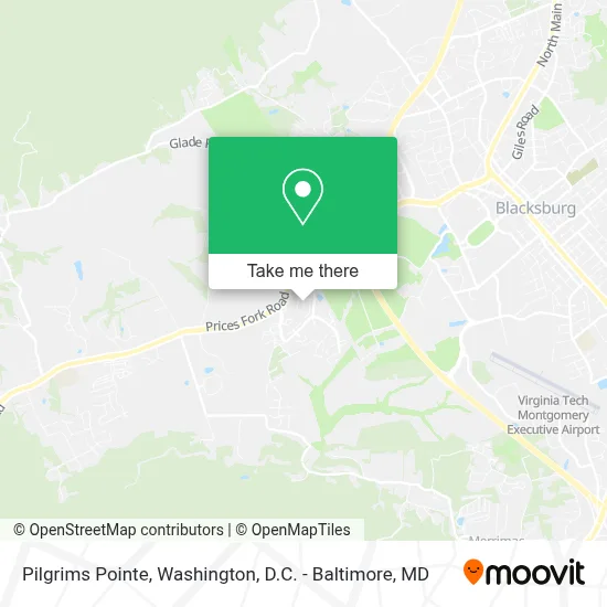 Pilgrims Pointe map