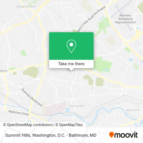 Summit Hills map