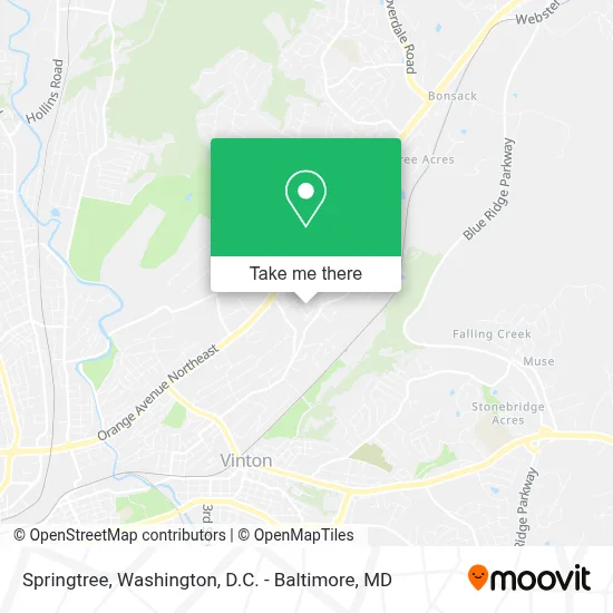 Springtree map