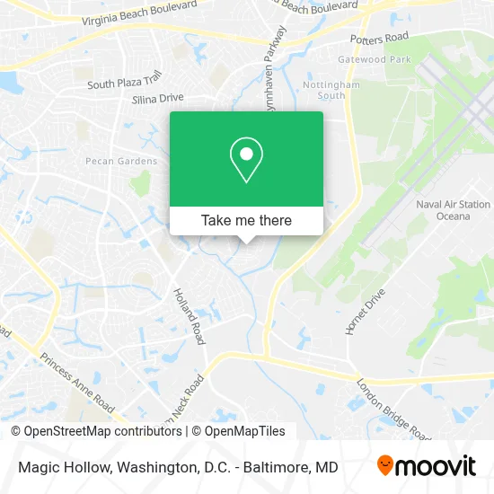 Magic Hollow map