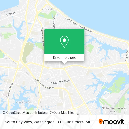 South Bay View map