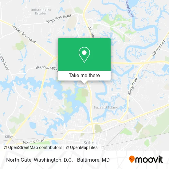 North Gate map