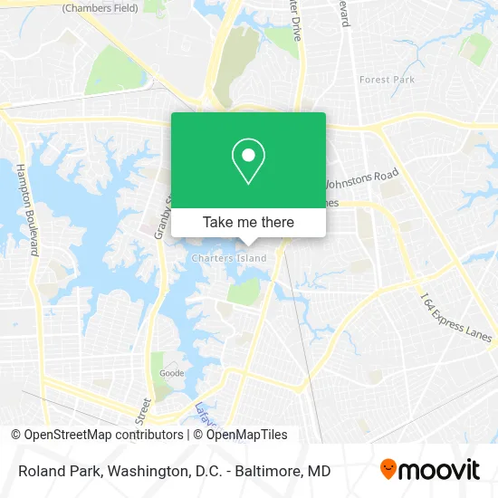 Roland Park map