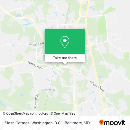 Slash Cottage map