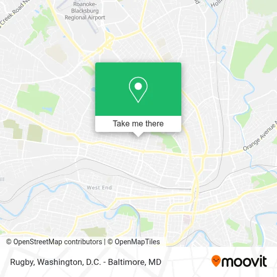 Rugby map