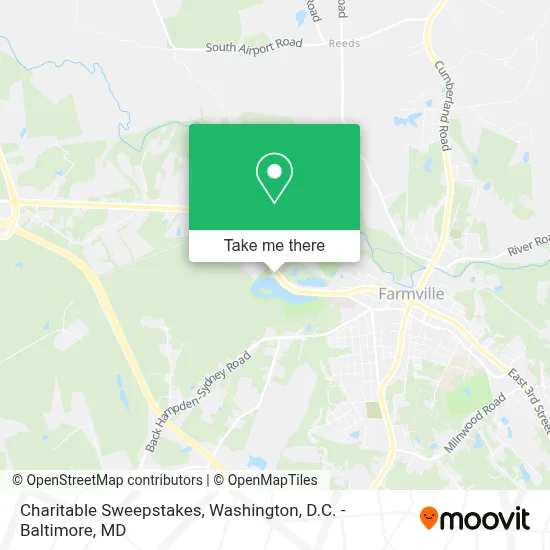 Charitable Sweepstakes map