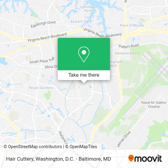 Hair Cuttery map