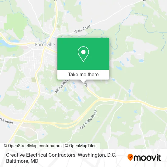 Creative Electrical Contractors map