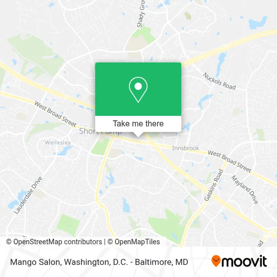 Mango Salon map