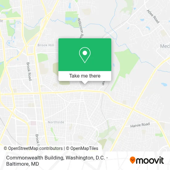 Commonwealth Building map