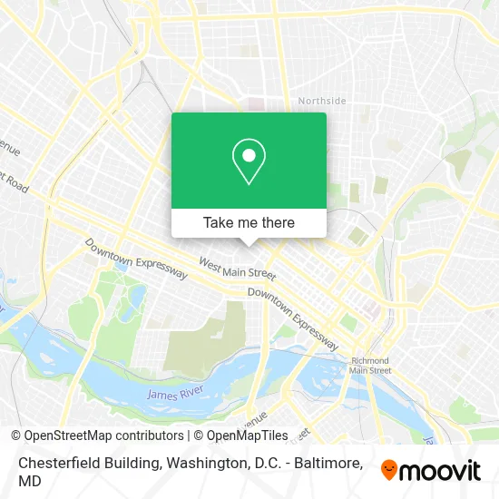 Chesterfield Building map