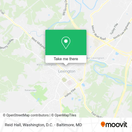 Reid Hall map