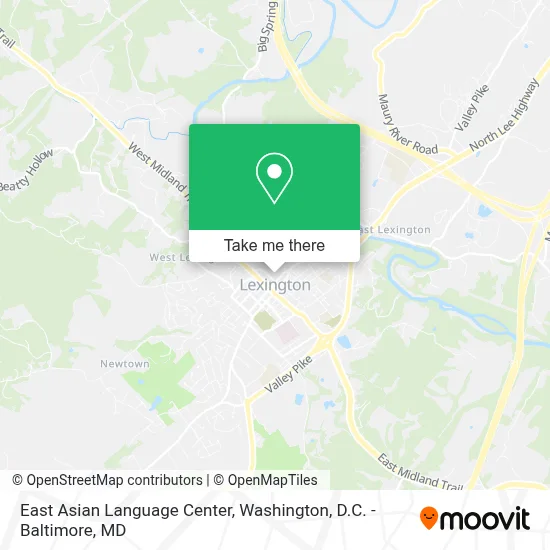 East Asian Language Center map