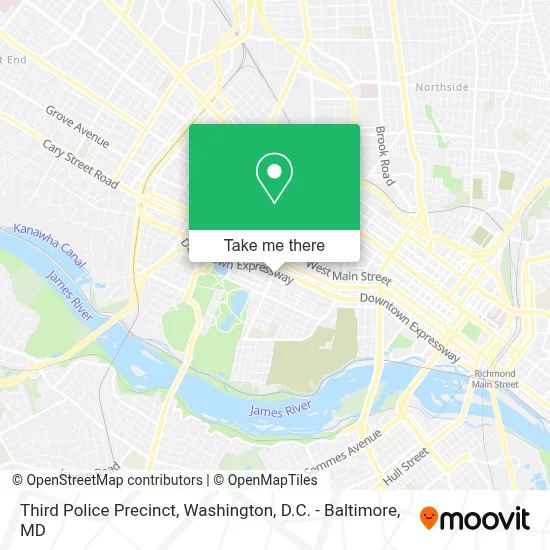 Third Police Precinct map