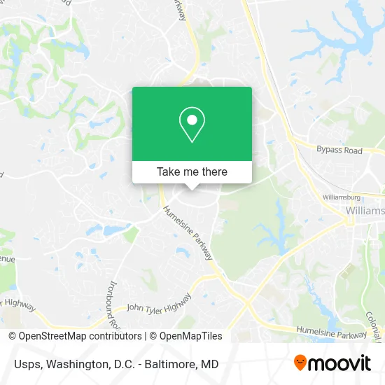 Usps map