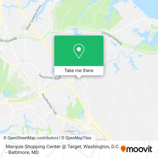 Marquis Shopping Center @ Target map