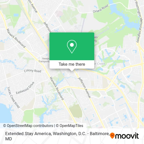 Extended Stay America map