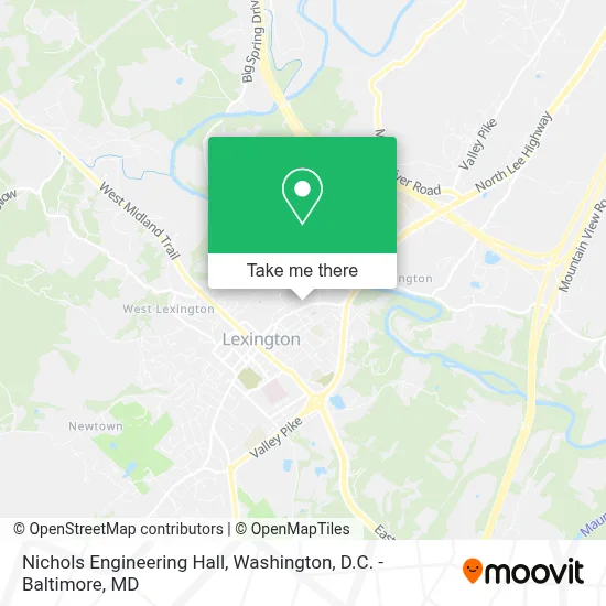 Nichols Engineering Hall map