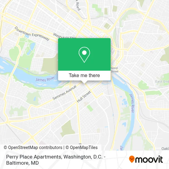 Perry Place Apartments map