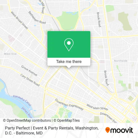 Party Perfect | Event & Party Rentals map