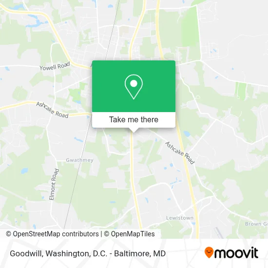 Goodwill map