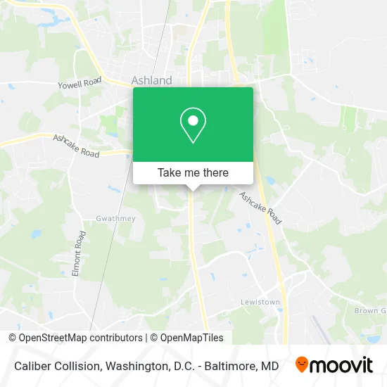 Caliber Collision map