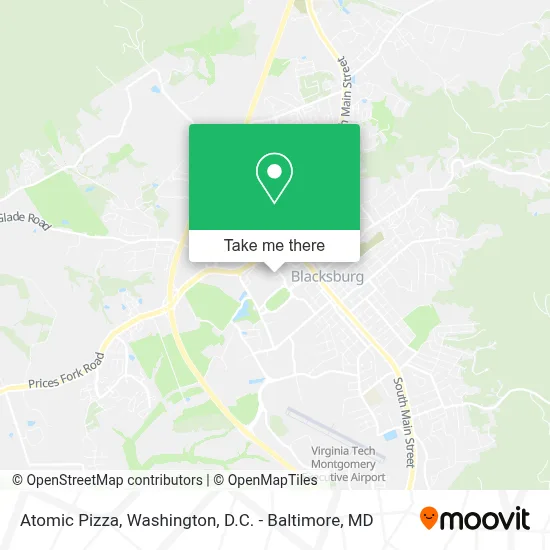 Atomic Pizza map